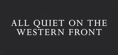All Quiet on the Western Front